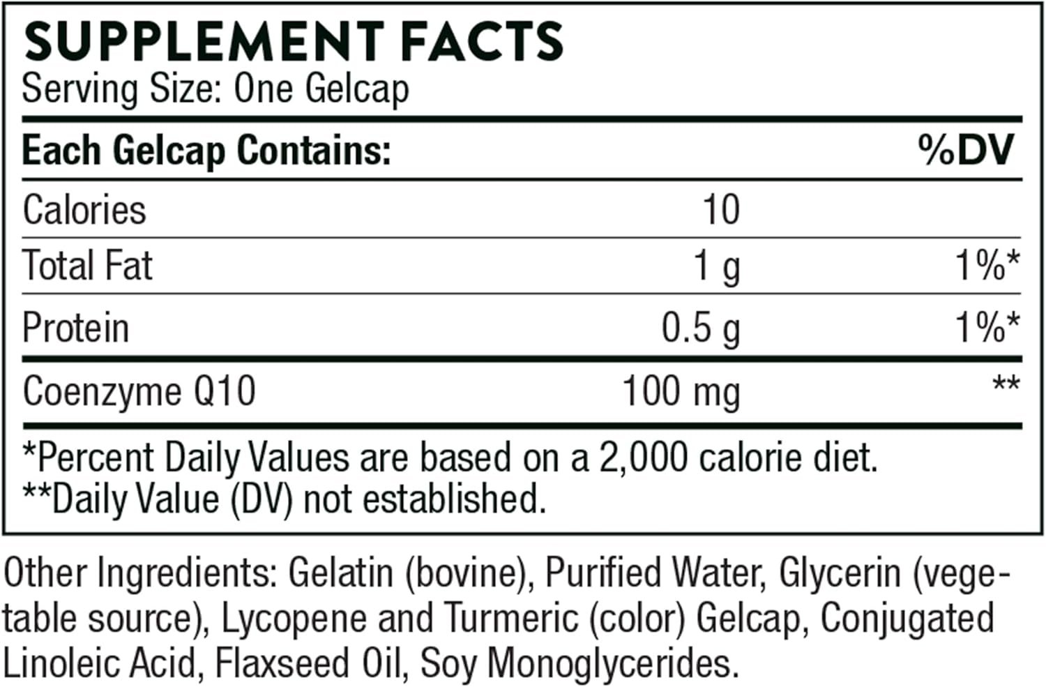 THORNE CoQ10 - 60 Gelcaps